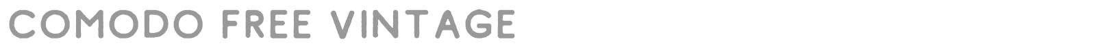 Comodo font preview